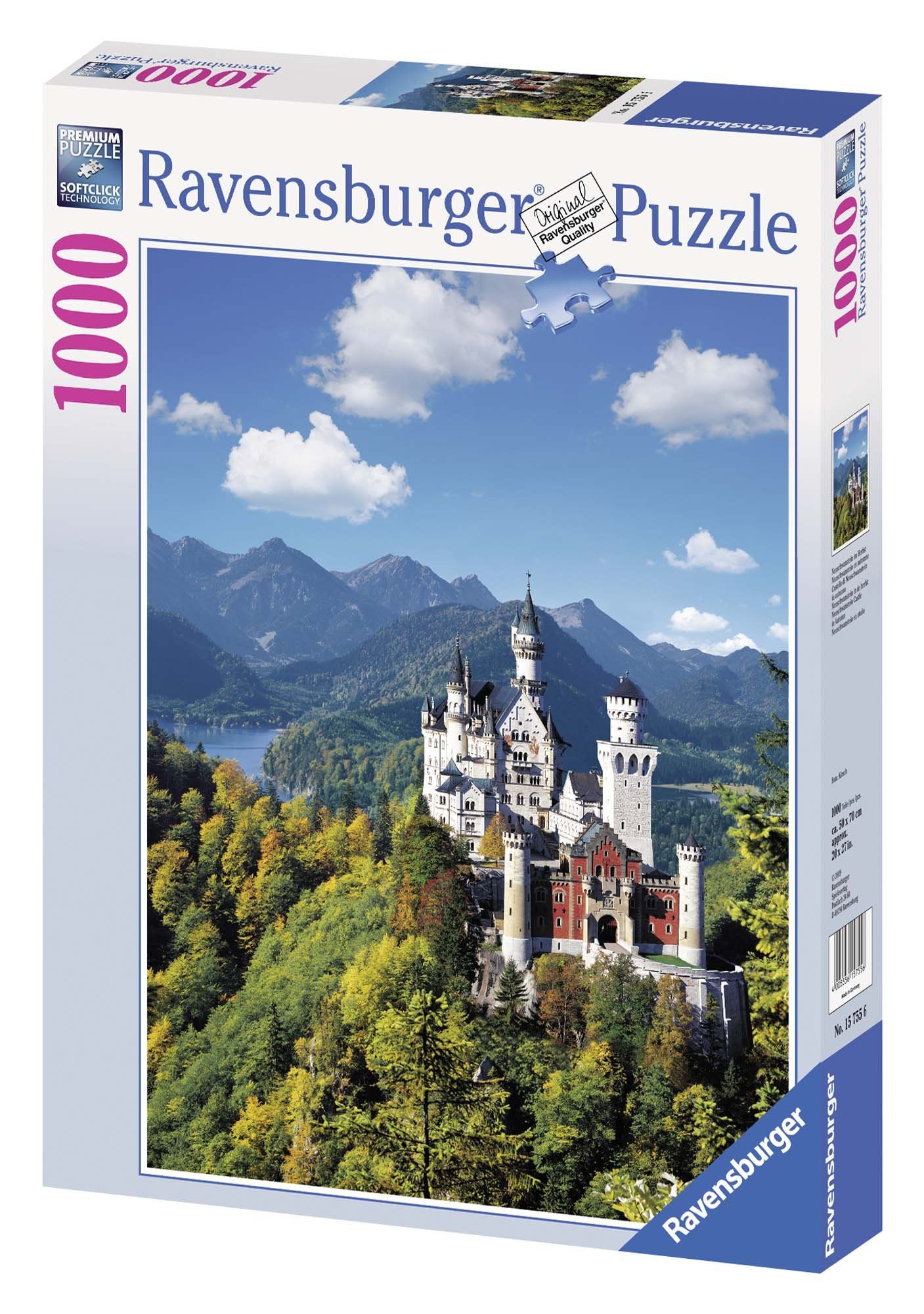 Ravensburger Neuschwanstein Castle 1000 Piece Puzzle